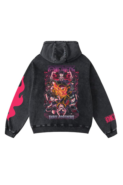 One Piece Designed Oversized Hoodie