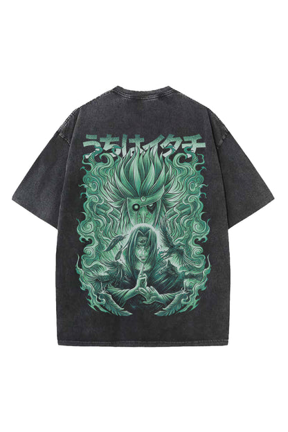 Itachi Designed Vintage Oversized T-shirt