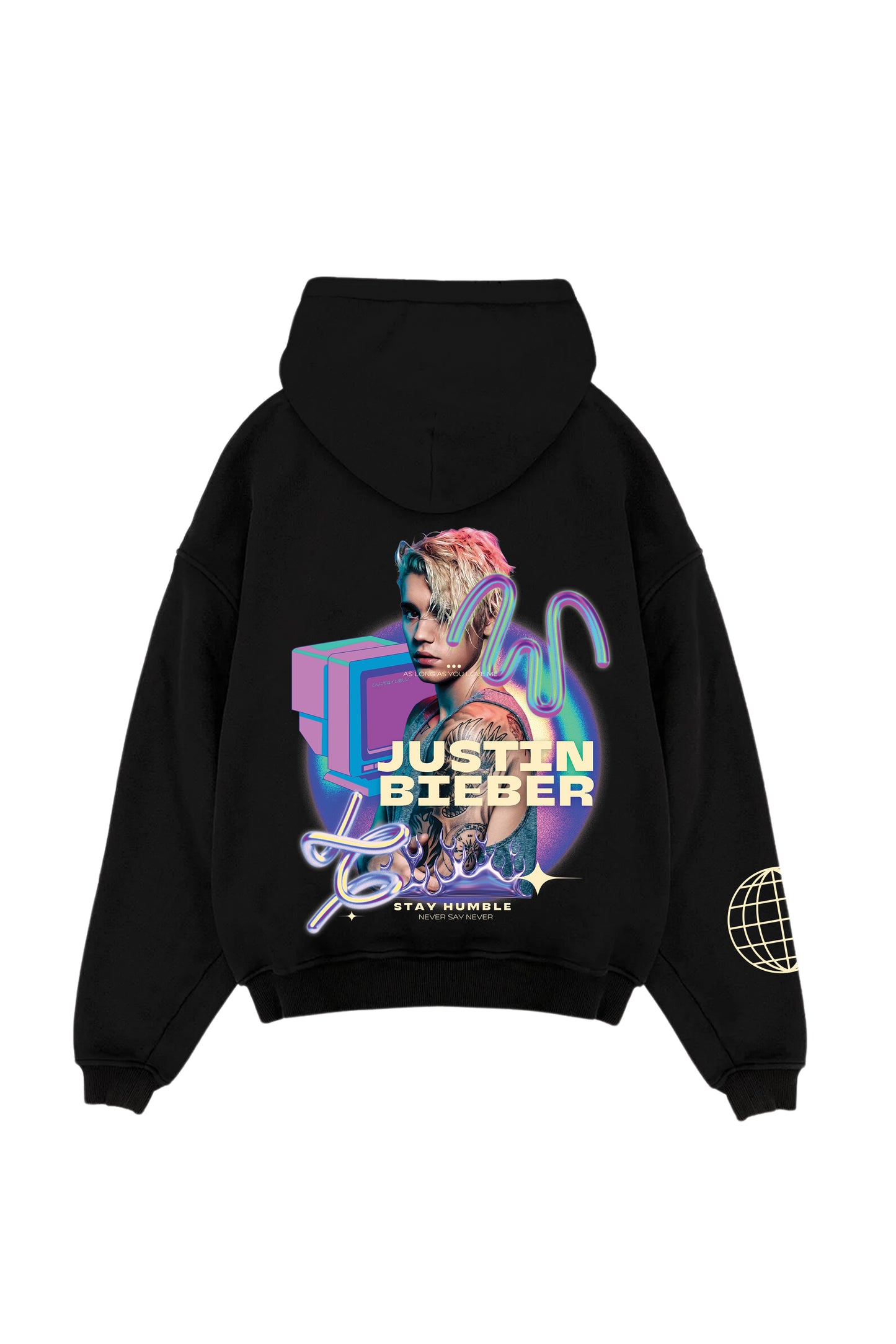 Justin Bieber Designed Oversized Hoodie