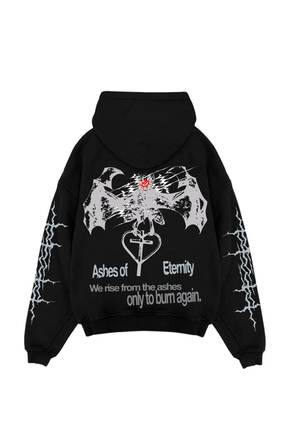 Ashes Of Eternity Designed Oversized Hoodie