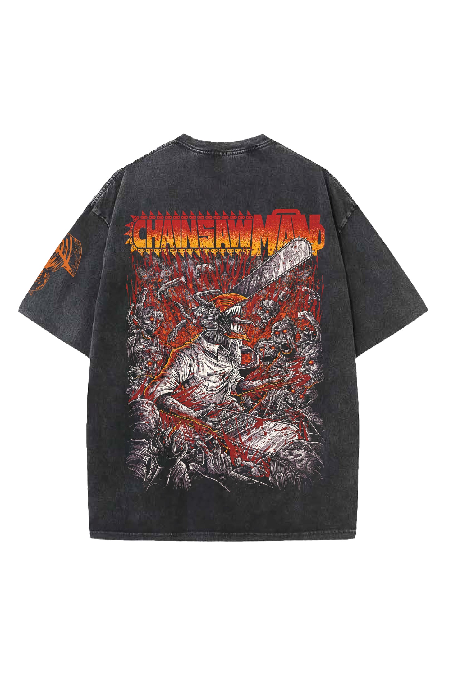 Chainsawman Designed Vintage Oversized T-shirt