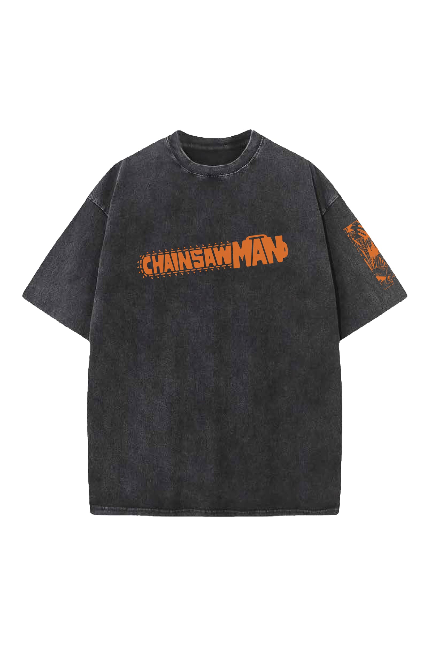 Chainsawman Designed Vintage Oversized T-shirt