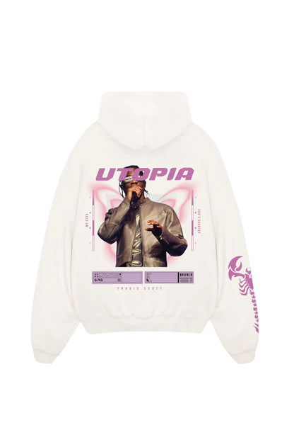 Utopia Designed Oversized Hoodie