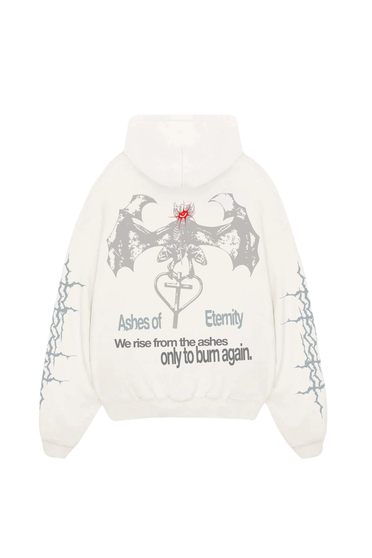 Ashes Of Eternity Designed Oversized Hoodie